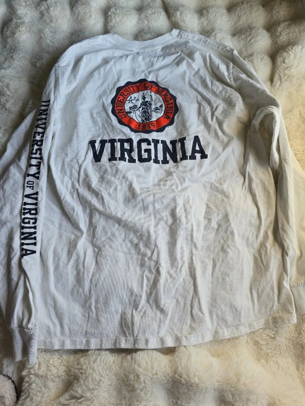 University of Virginia Mens long sleeve shirt - Picture 1 of 3